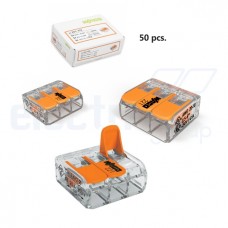 221-413  Wago  - Clema rapida (cutie 50 buc)